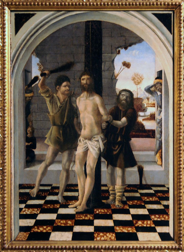 Bernardino Butinone_Flagellazione di Cristo_