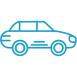 Car icon blue