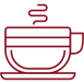Coffee icon red
