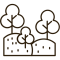 Forest icon dark