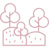 Forest icon pink