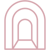 Tunnel icon pink