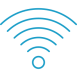 Wifi-signal icon blue